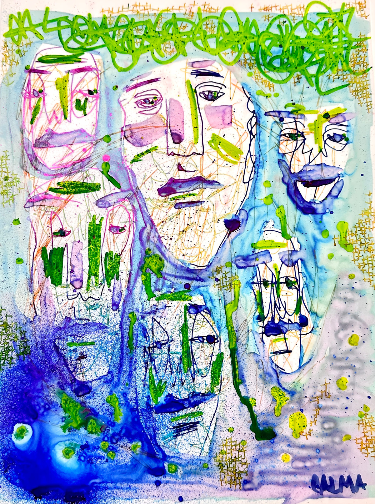 Ink faces