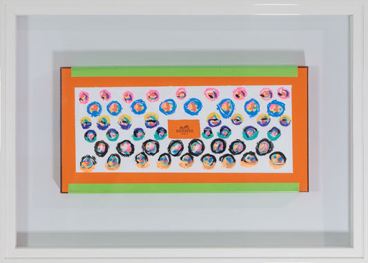 Hermes embellished box, lost marbles art
