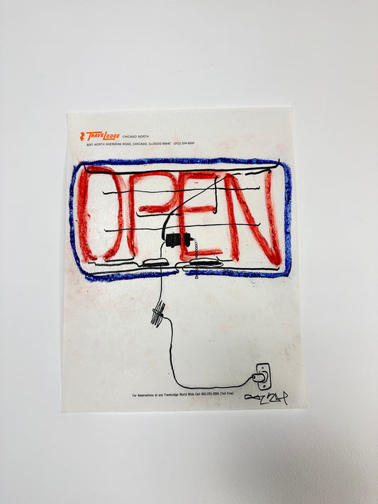 Open neon sign 2
